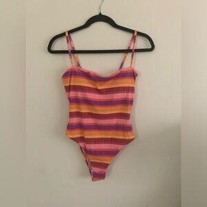 Cute Roxy one piece striped suit